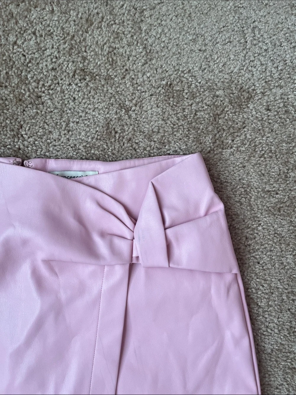Francesca’s Faux Leather Skort - Picture 3 of 13